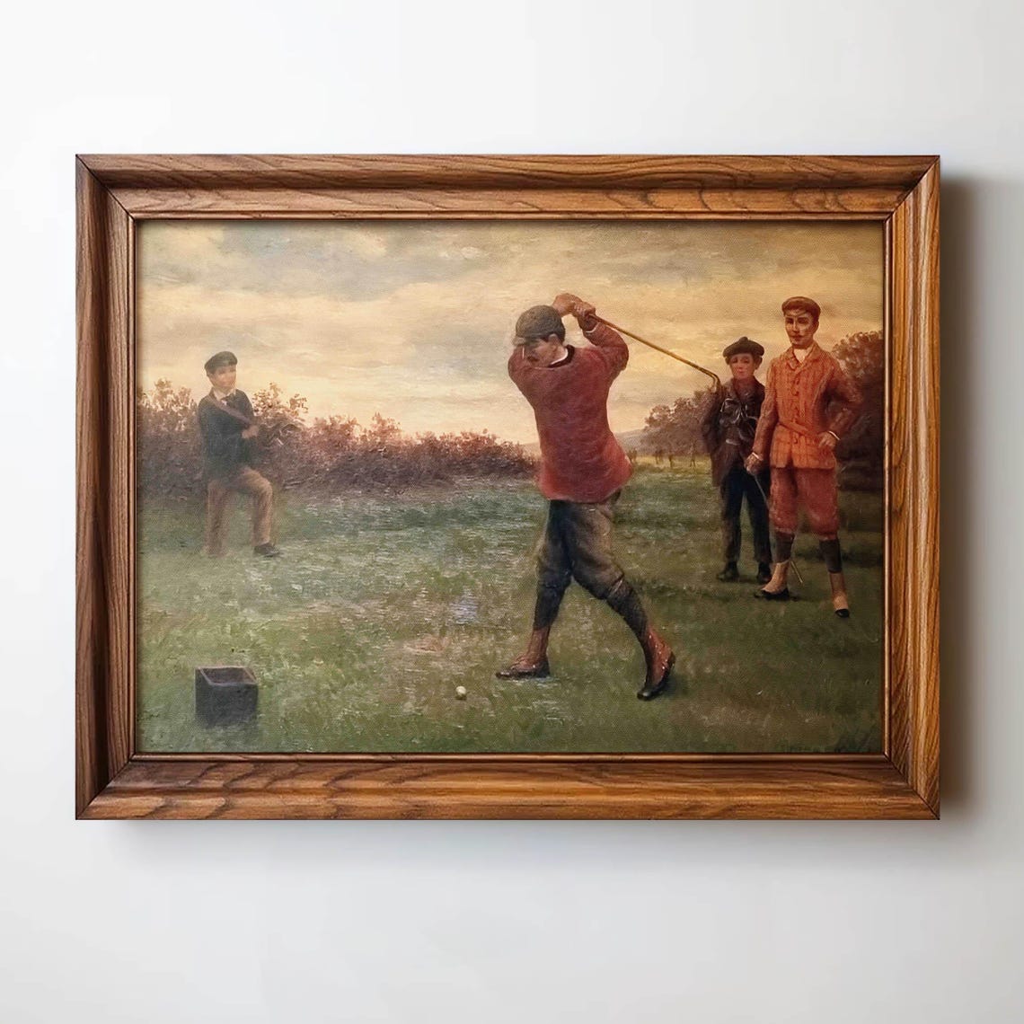 Vintage Golf Art Print, Classic Sports Decor