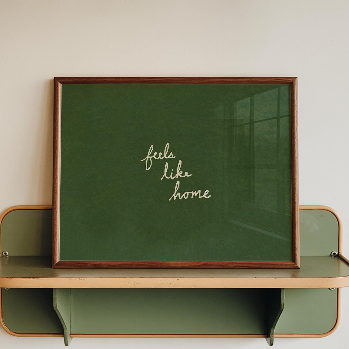 Feels Like Home Handdrawn Typography Art Print