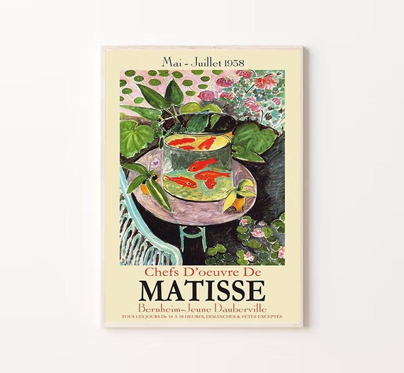 Henri Matisse Exhibition Poster Matisse Art Print Matisse Print Wall Art Poster Print Matisse Framed Print Matisse Poster