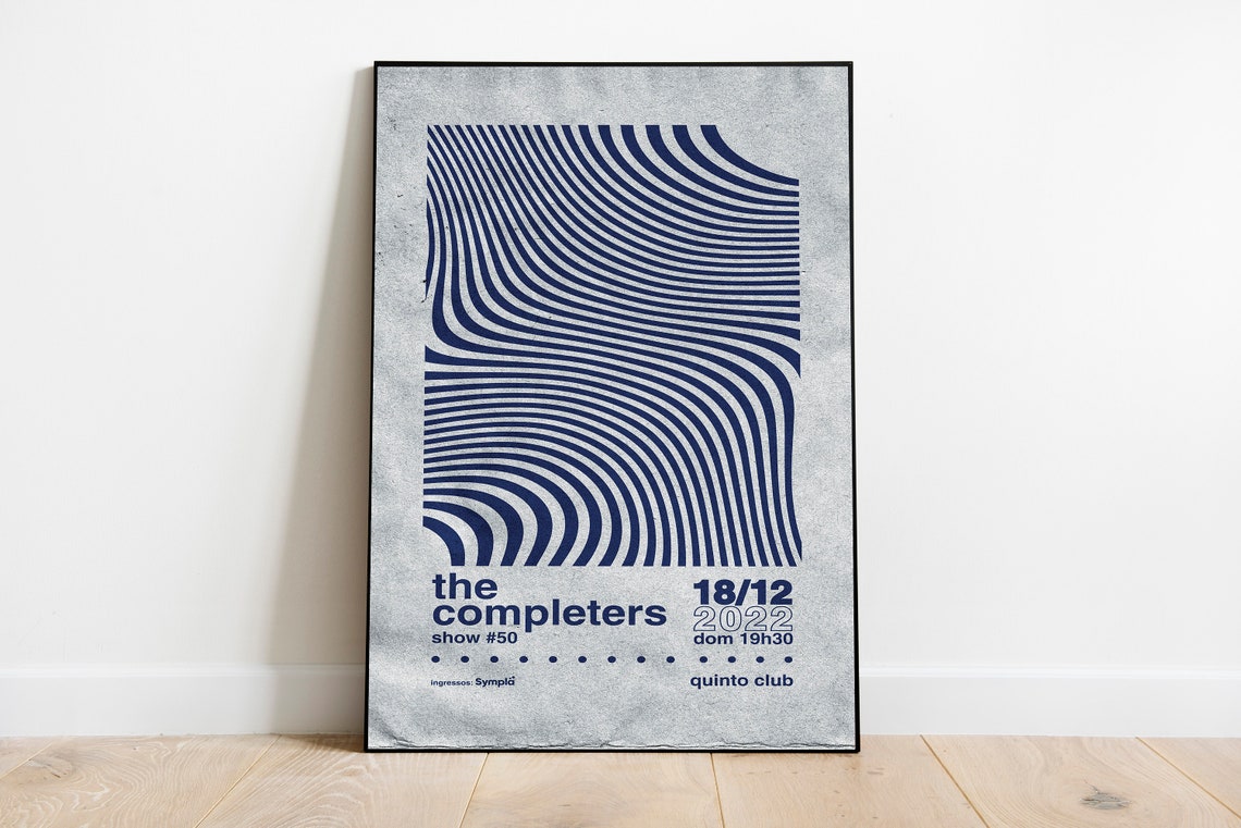 The Completers Show 50 December 2022 Quinto Club Live Gig Poster - Image 3
