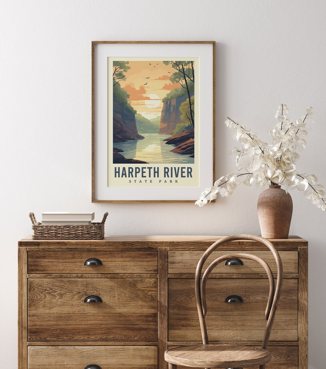 Harpeth River State Park Tennessee Vintage Travel Poster - Image 2