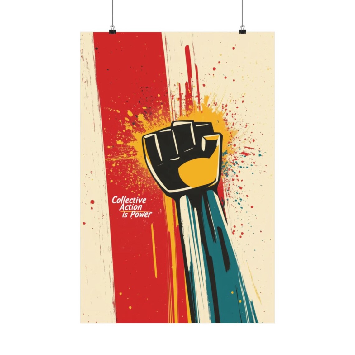 Collective Action Is Power Poster, Unity Statement