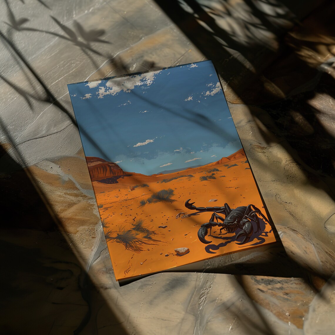 Namib Desert Africa, Modern Painting - Image 2