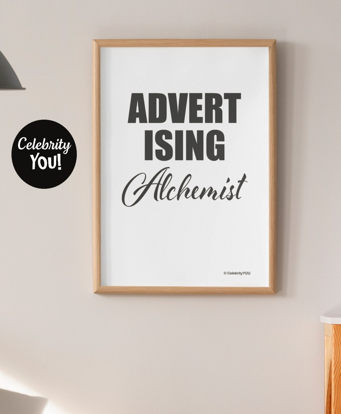Advertising Alchemist Bold Type Creative Agency Gift Wall Art - Image 3