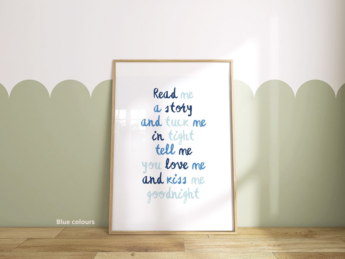 Read Me A Story Art Print, Kids Bedroom Decor - Image 2