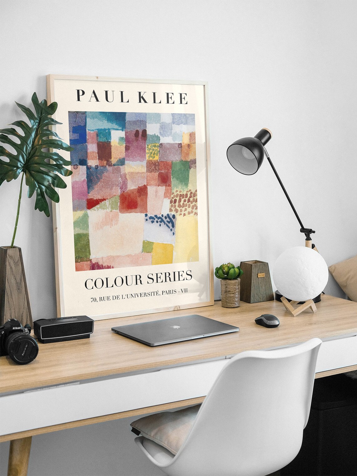 Paul Klee Colour Series Abstract Mosaic Squares Exhibition Poster - Image 3