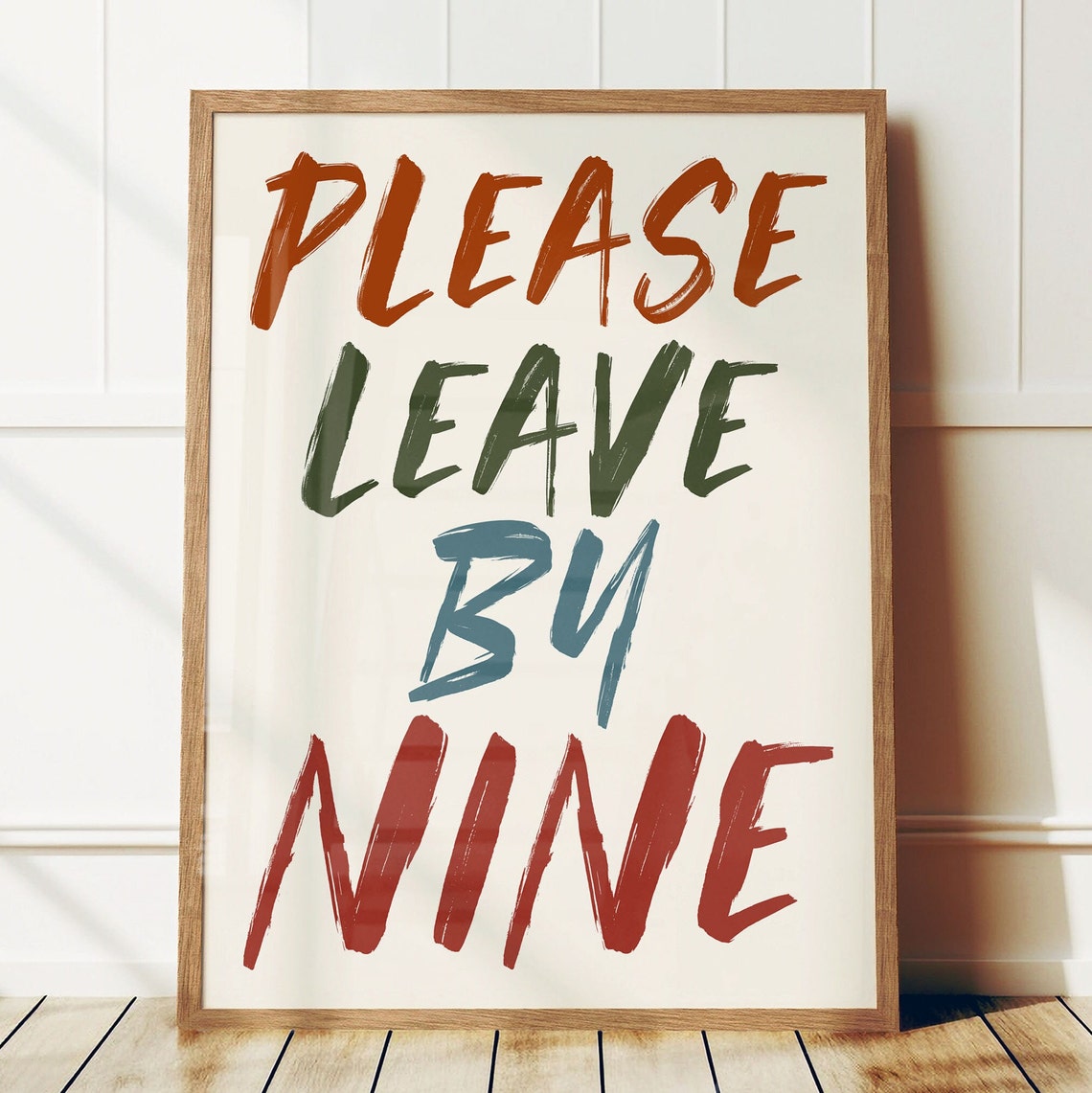 Funny Party Host Print Trendy Retro Print Colorful Typography Print Maximalist Kitchen Print Mid Century Modern Minimalistic Print - Image 4
