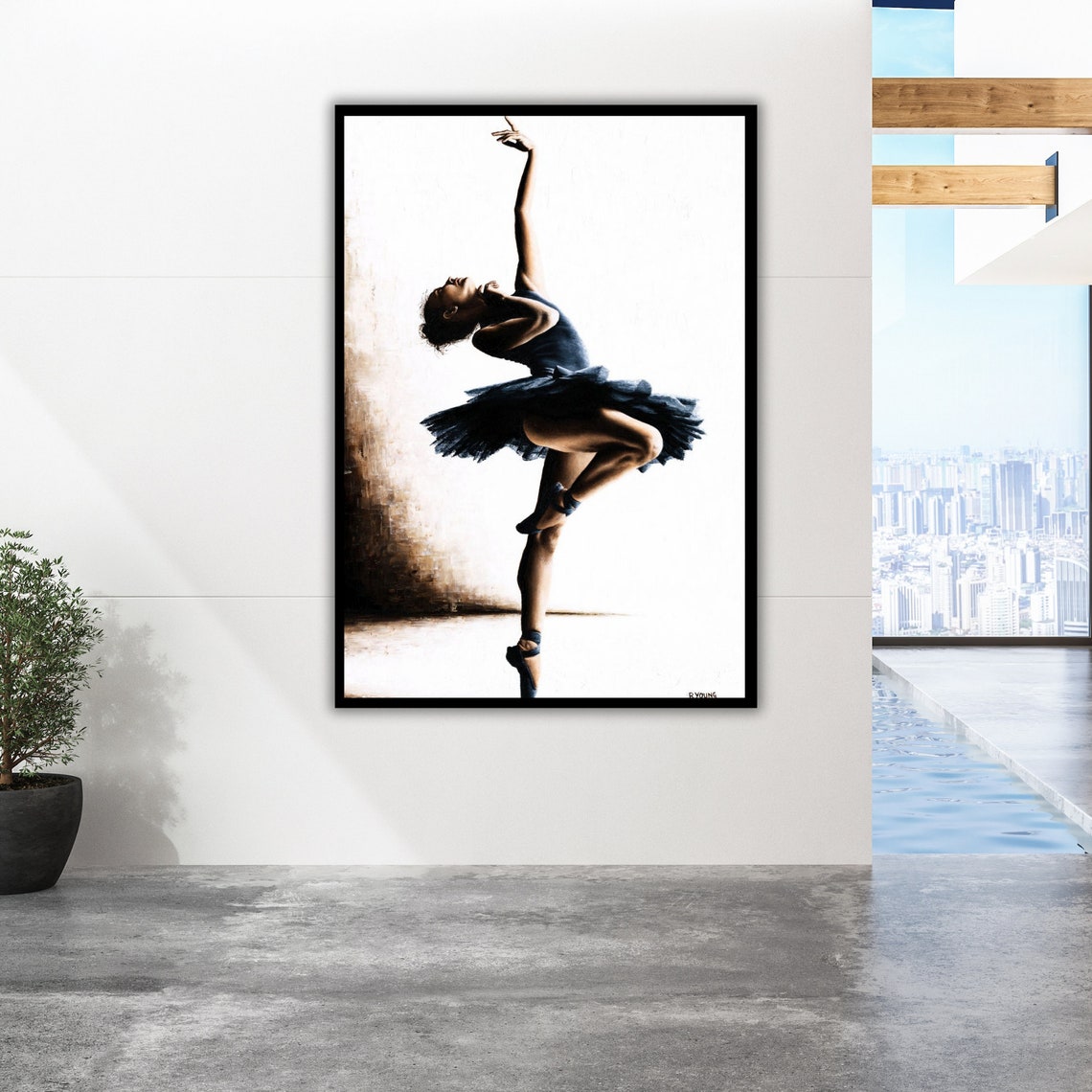 Ballerina Art Ballet Dancer Painting Wall Decor Dance Lover Gift - Image 5