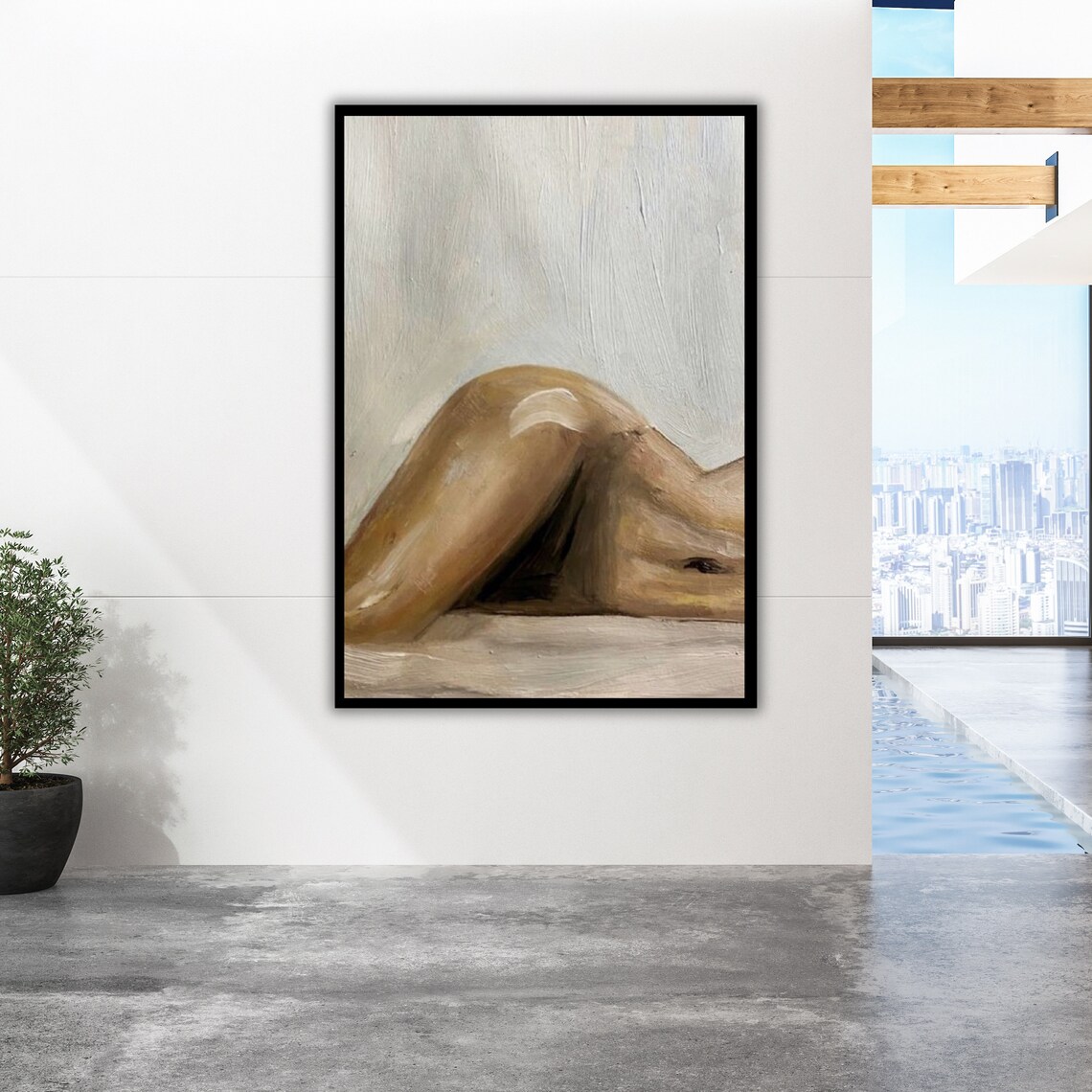 Sexy Woman In Bed Bedroom Wall Art Print Decor - Image 2