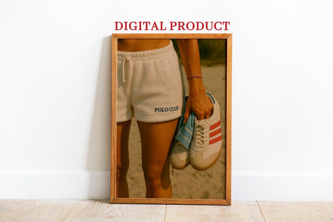 Vintage Fashion Magazine Poster Retro Canvas Wall Art Summer Collection