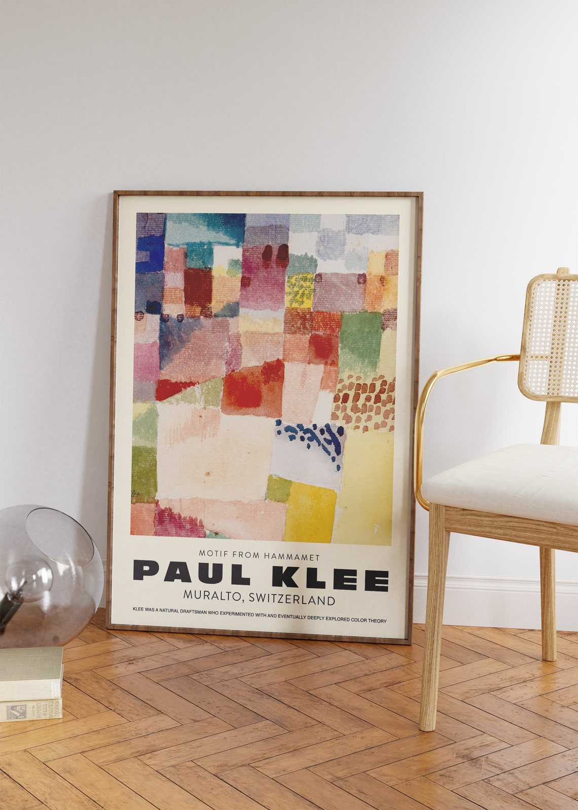 Paul Klee Motif from Hammamet Colorful Patchwork Abstract Art Poster - Image 4