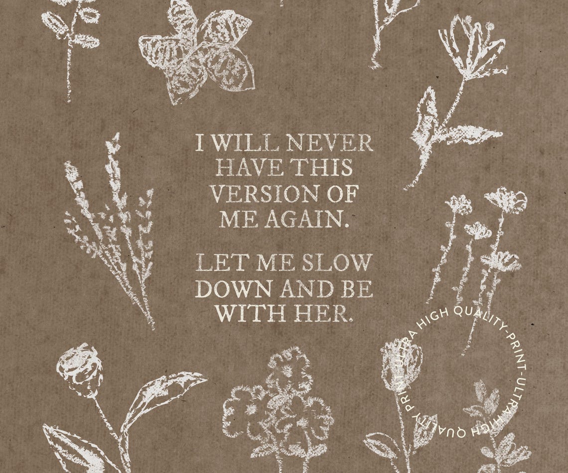 I Will Never Have This Version Of Me Again Botanical Affirmation Print - Image 5