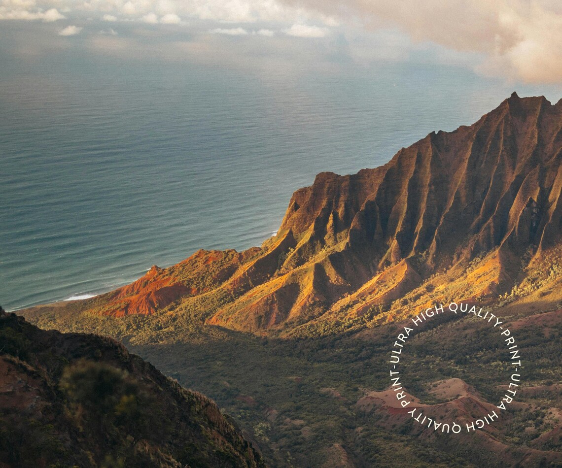 Travel Poster Hawaii Poster Kauai Poster Hawaii Vintage Poster Hawaiian Wall Art For Living Room Modern Island Office Wall Art - Image 5
