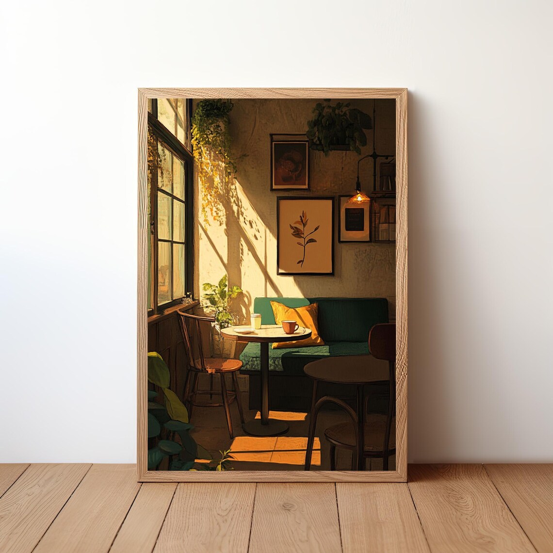Cozy Cafe Coffee Lover Gift Shop Wall Art