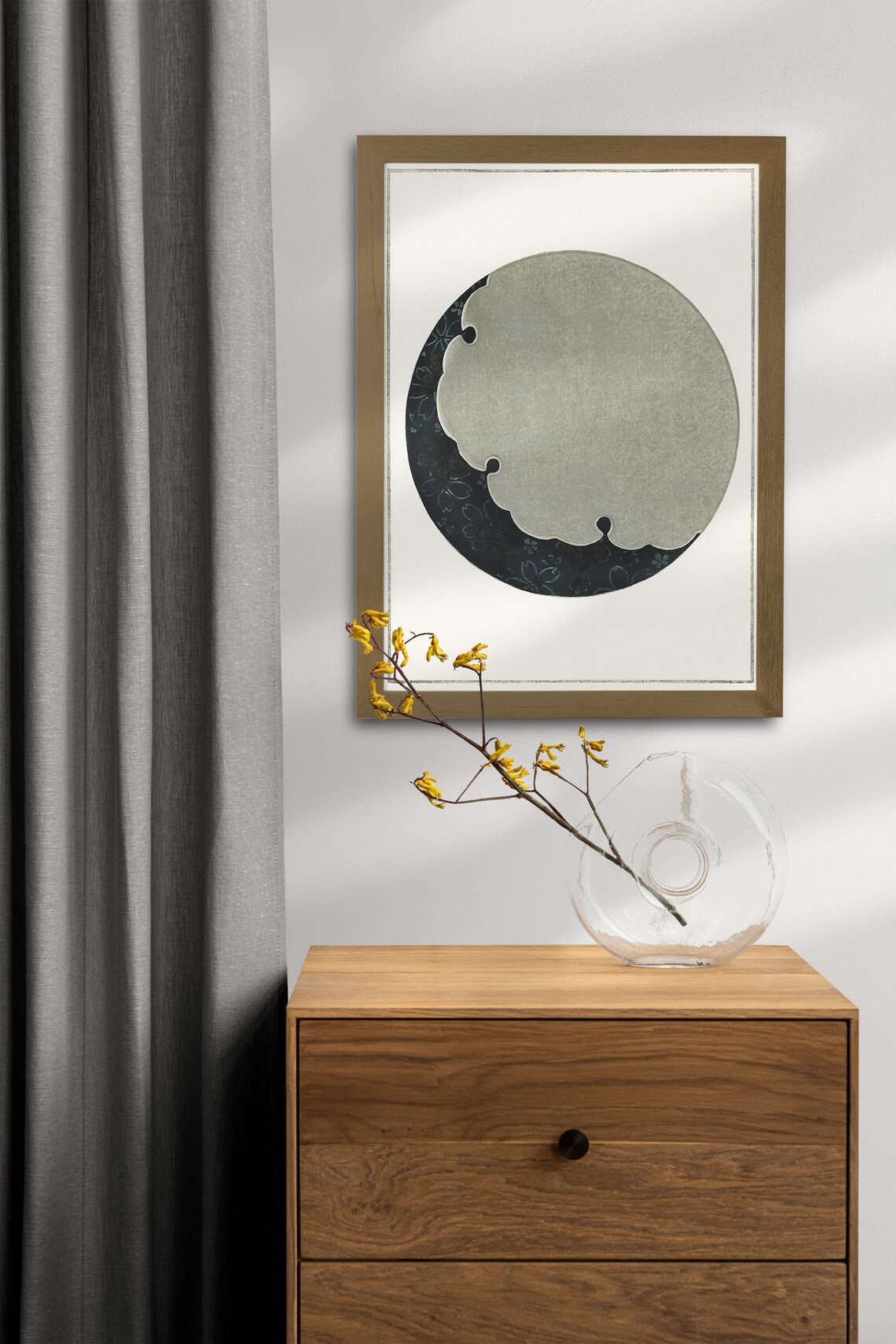 Watanabe Seitei Moon Woodblock Japanese Night Sky Artwork Poster - Image 3