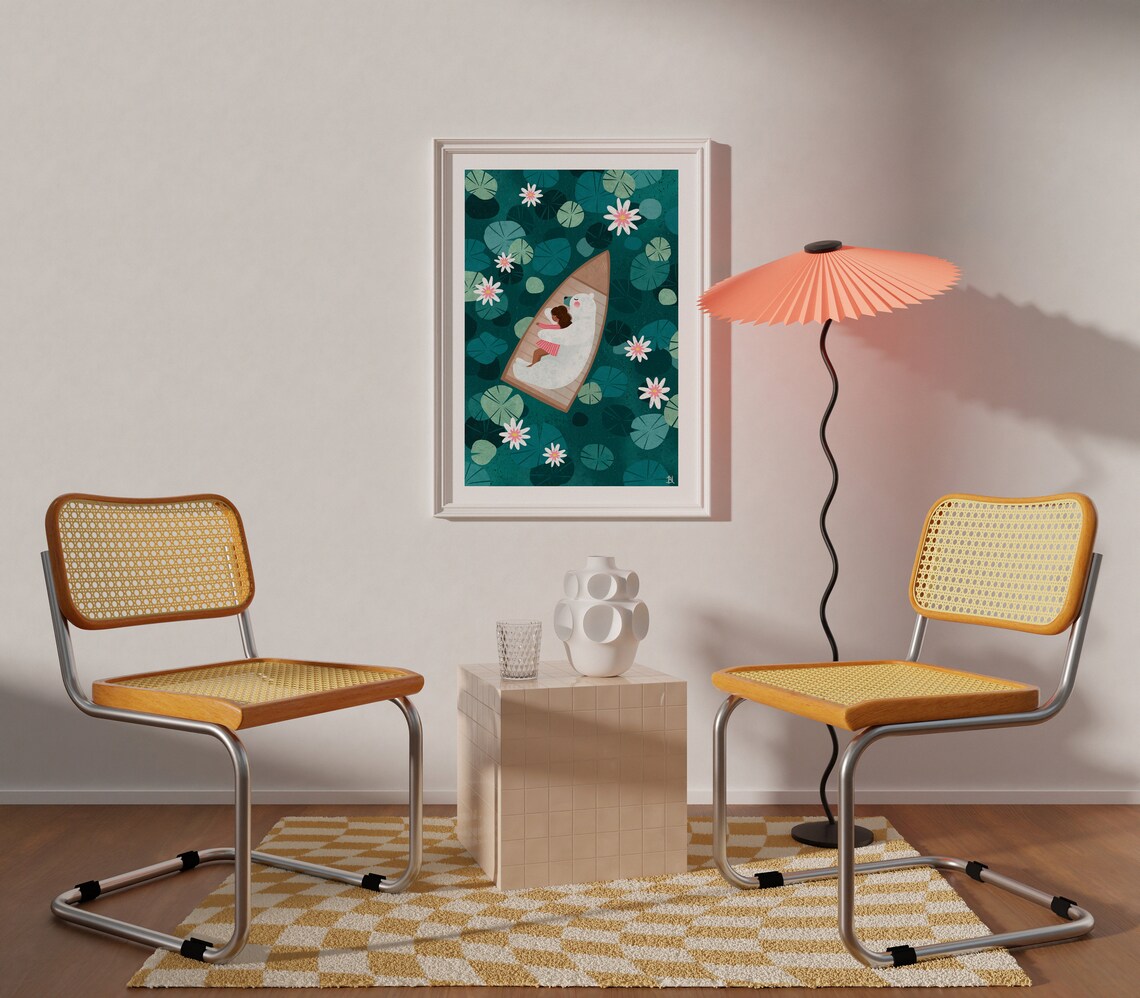 Boat Trip Children Art Print, Boho Nursery Decor - Image 2
