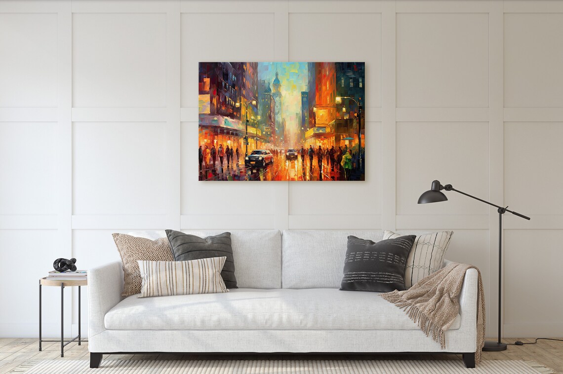 Abstract New - Contemporary City Art Print - Image 2