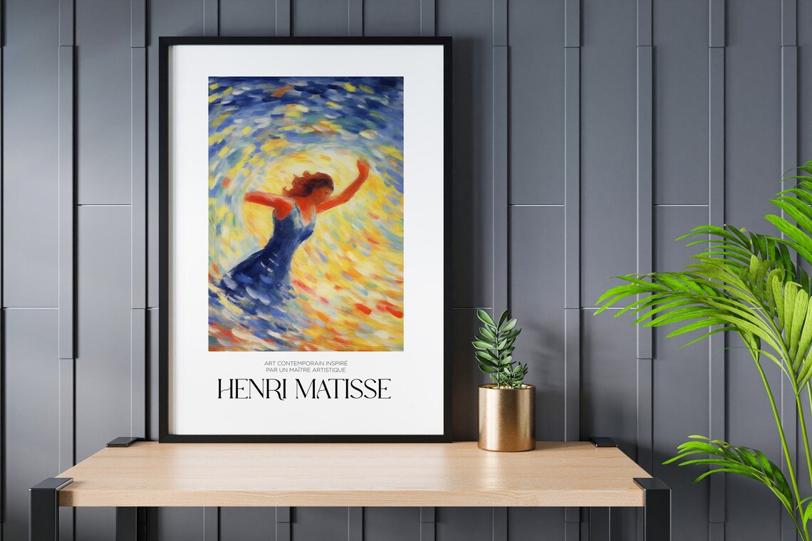 Matisse Woman Dancing, Museum Exhibition Poster