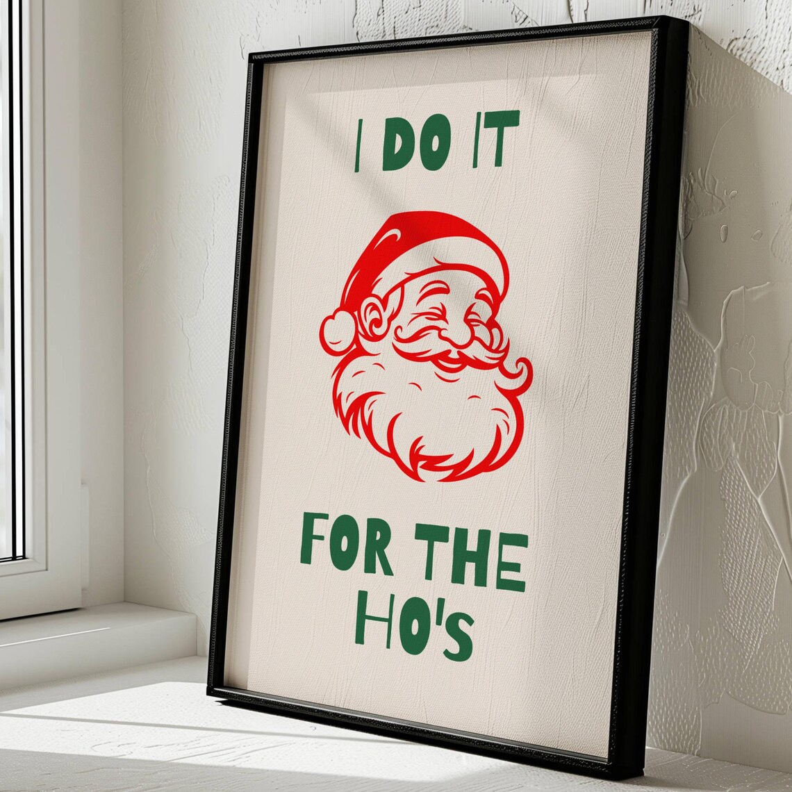 Christmas Funny Bold Typography Art Print