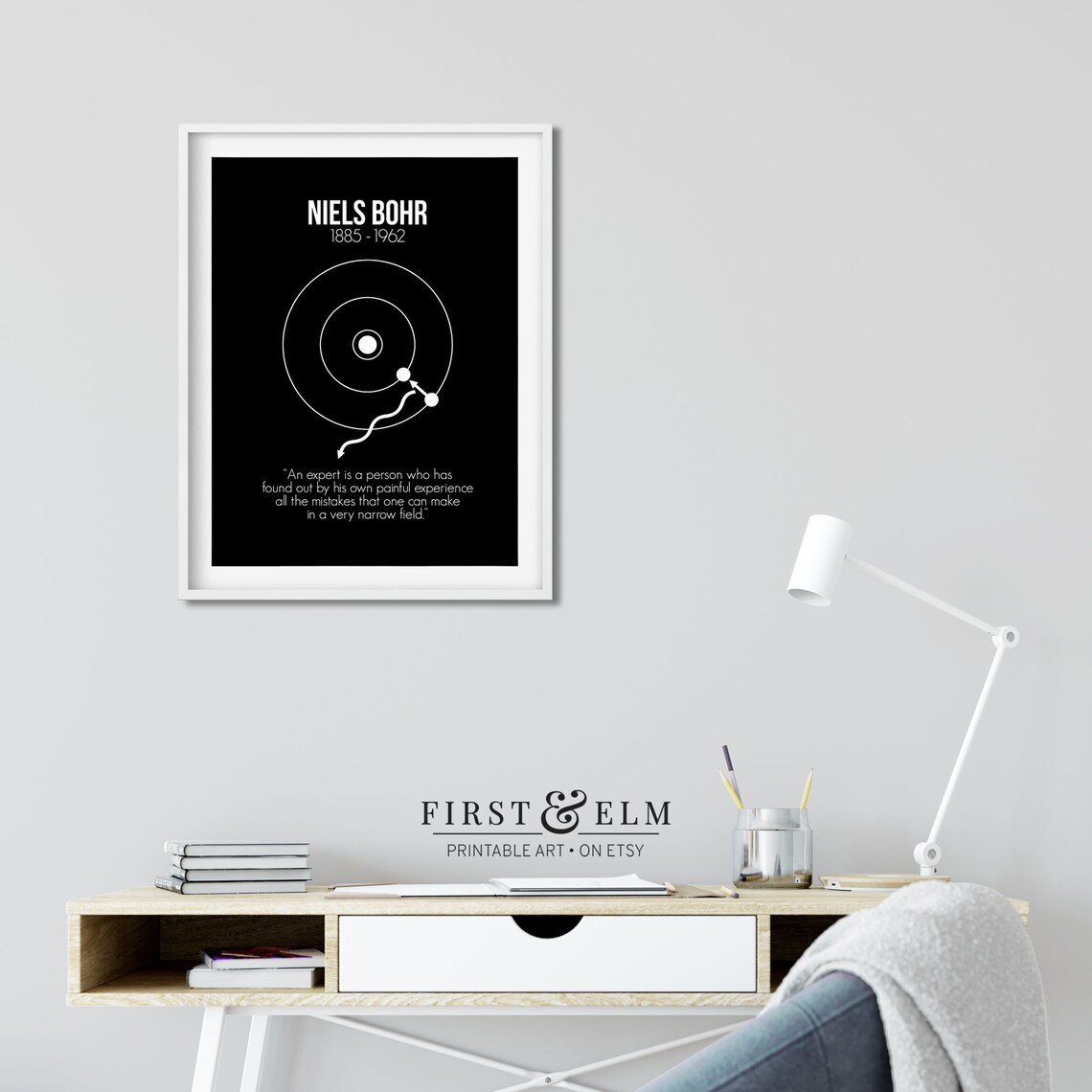 Niels Bohr Science Poster, Teacher Gift Ideas - Image 3