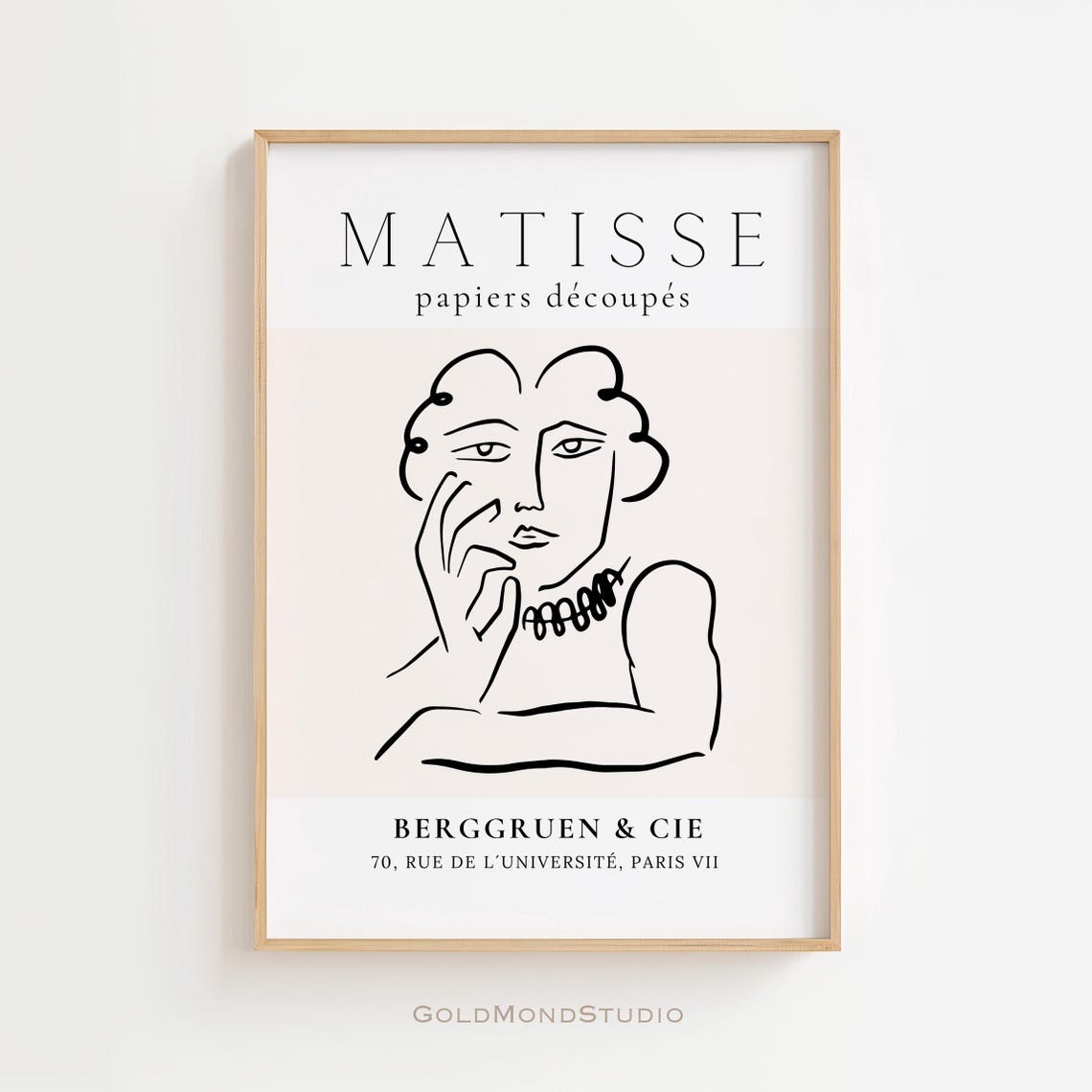 Matisse Poster Henri Matisse Print Matisse Cut Outs Wall Art Minimalist Poster Wall Decor Living Room