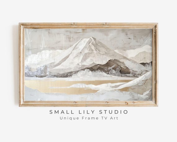 Frame Tv Art Mt Fuji And Gold Lake Frame Tv Art Vintage Japanese Wood Block Style Artwork Japan Landscape Tv Screensaver Tv534