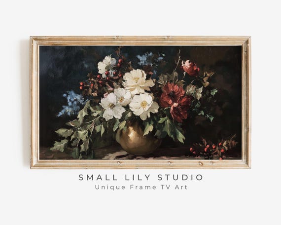 Moody Fall Botanicals Vintage Style Art Print