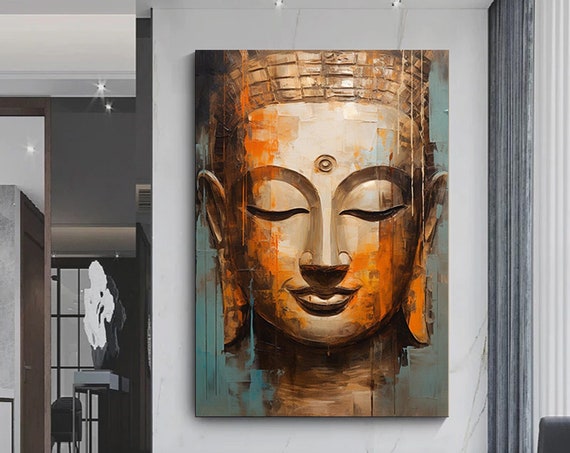 Buddha Canvas Print Wall Art Design Ready To Hang Decoration Artasian Artbuddha Poster