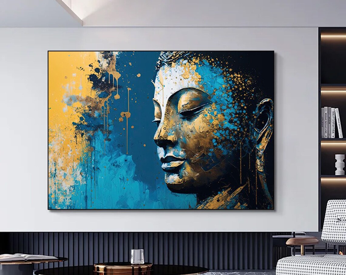 Buddha Abstract Spiritual Wall Art Print