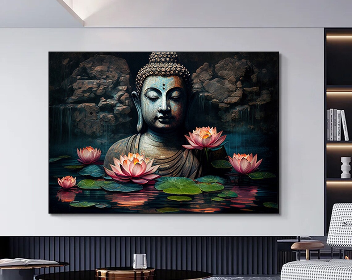 Buddha Zen Wall Art Print, Spiritual Decor