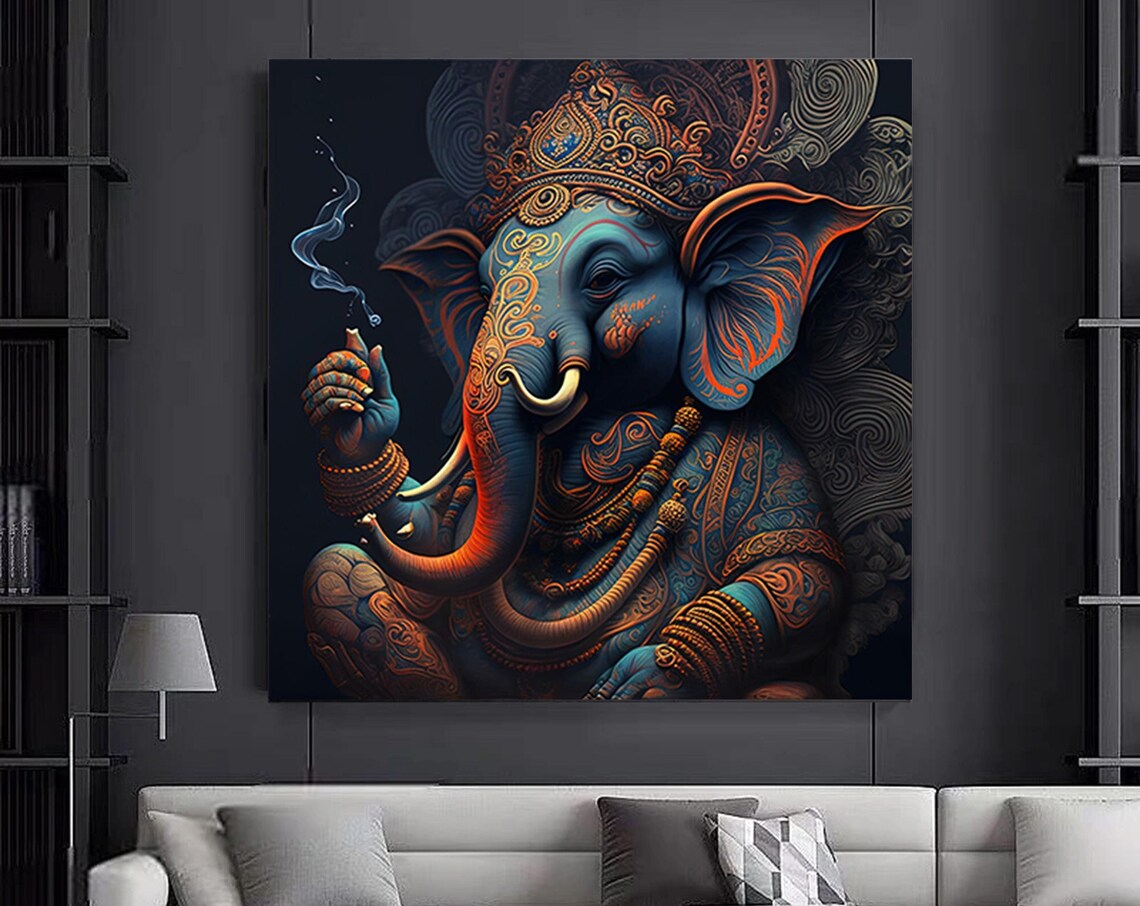 Great Ganesha Abstract Ganesh Art Print