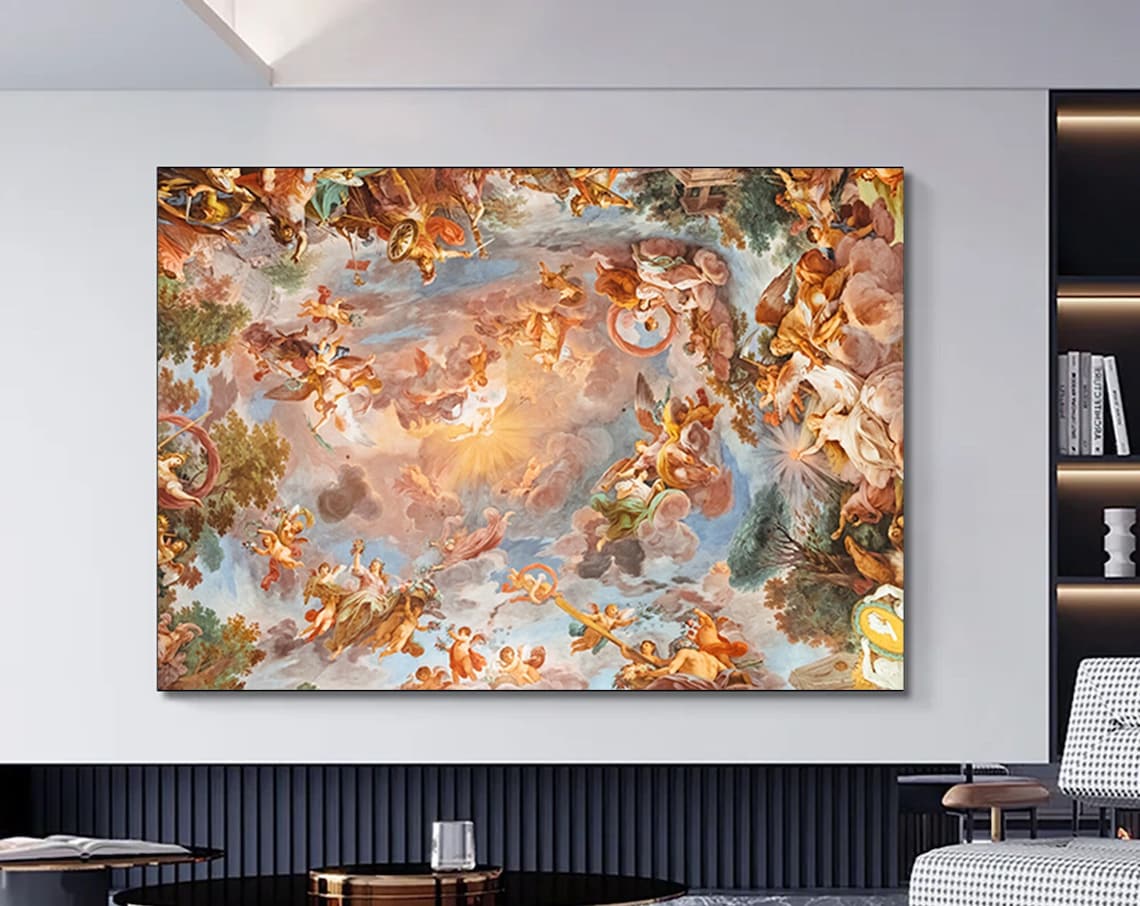 Versailles Ceiling Renaissance Wall Art Print