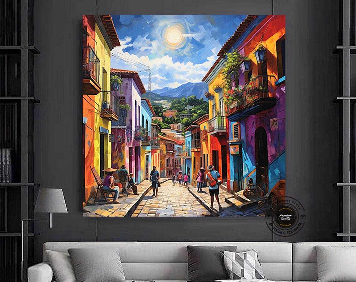 Colombian Wall Art Cartagena Bogota Art Print