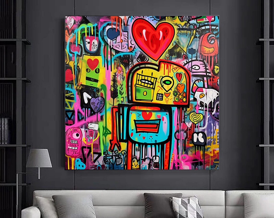 Modern Street Art Graffiti Abstract Poster