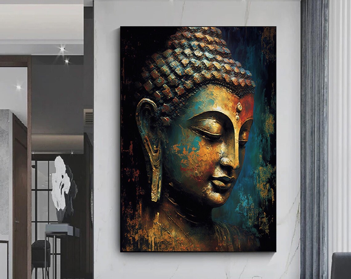 Buddha Art Print, Spiritual Zen Wall Decor