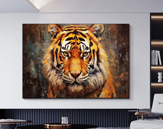 Lion Colorful Abstract Poster Wall Art Print Home Decoration Painting