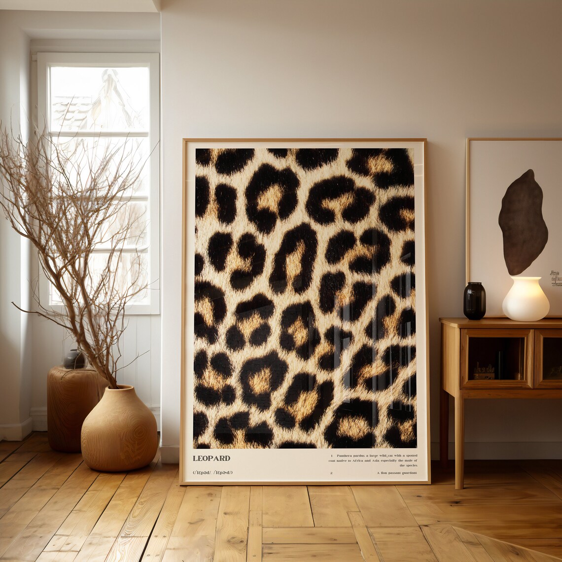 Leopard Pattern Poster, Preppy Bedroom Wall Art - Image 2