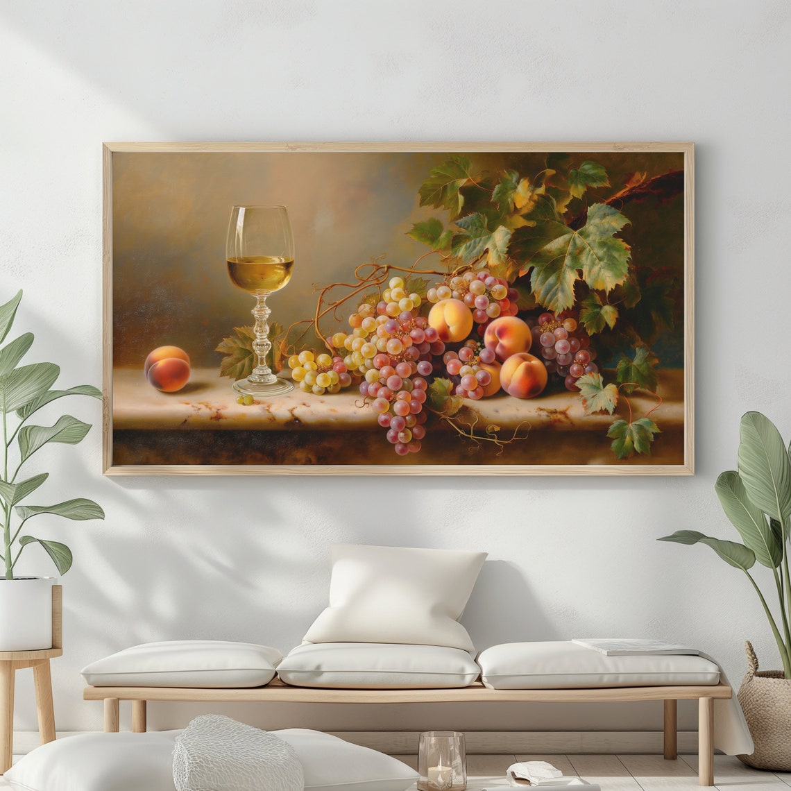 Country Kitchen Frame Tv Art Fine Art Vintage Still Life Decor Moody Black Autumn Wall Farmhouse Decor - Image 2
