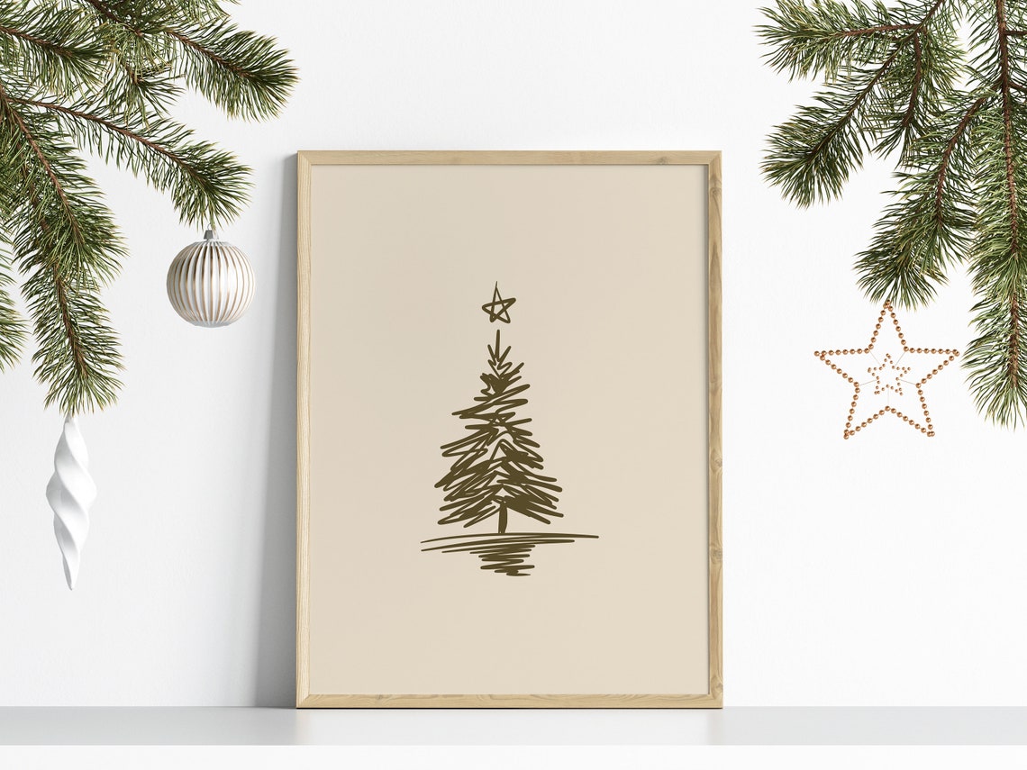 Baby Its Cold Outside Script Winter Quote Neutral Holiday Decor Poster - Image 3