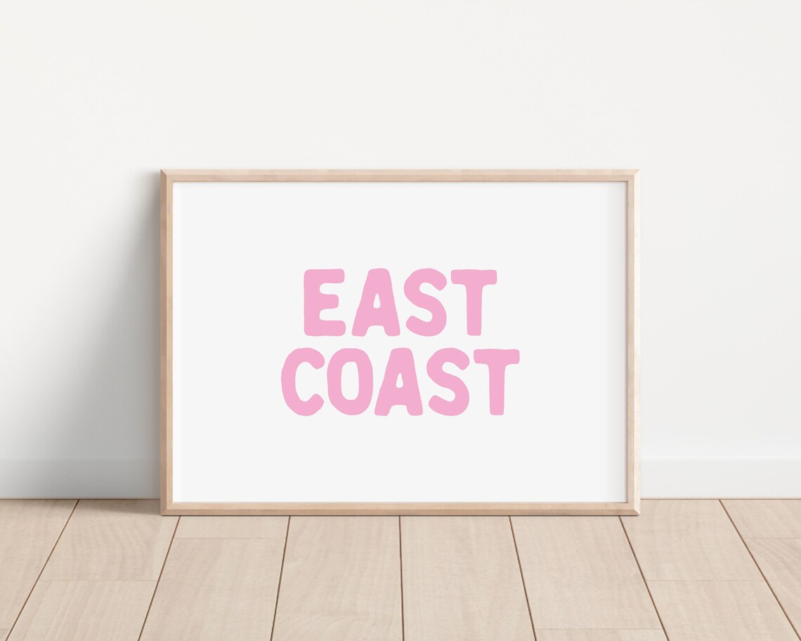 East Coast Coastal Wall Art, Minimalist Beach Decor - Image 2