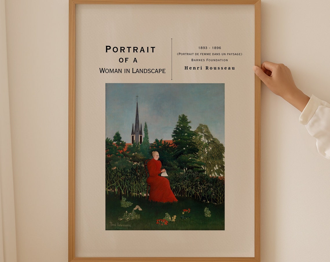 Henri Rousseau Poster Scene In Bagneux On The Outskirts Of Paris Realism Art Antique Decor Home Decoration Garden Poster