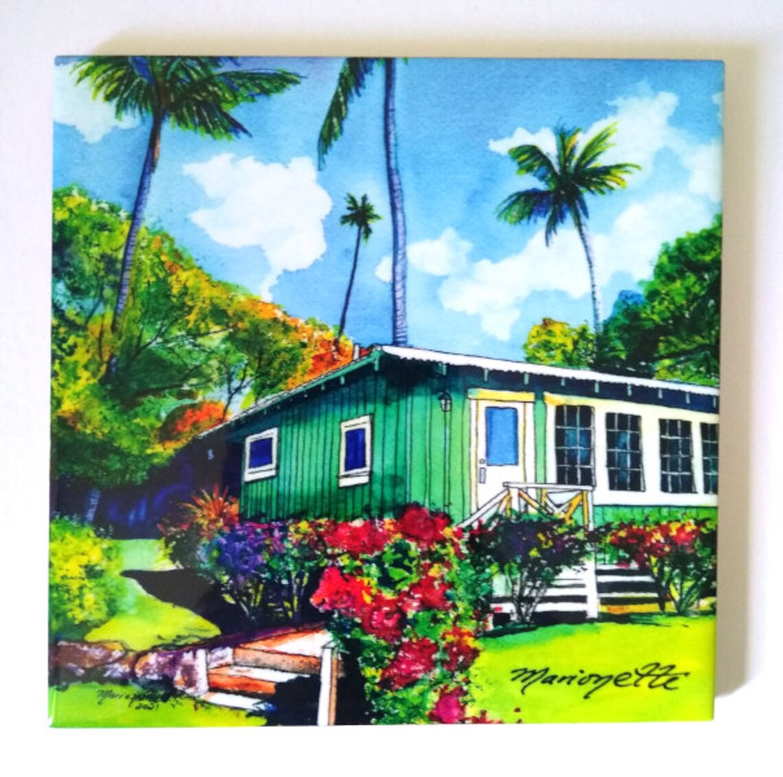 Waimea Plantation Cottage Kauai Hawaii Art Print