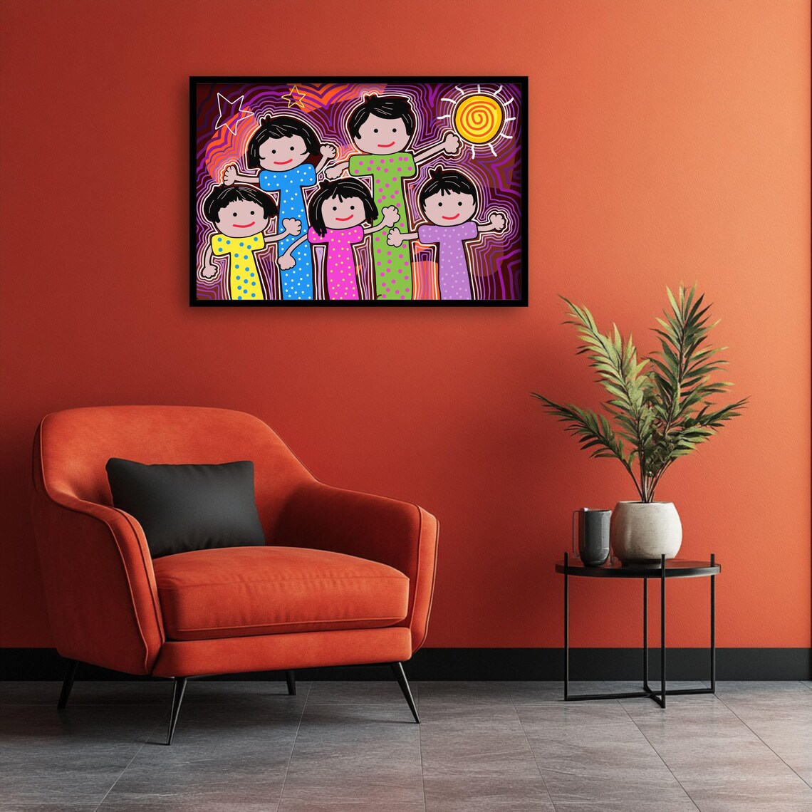 Whimsical Kids Art, Playful Nursery Decor Poster - Image 3