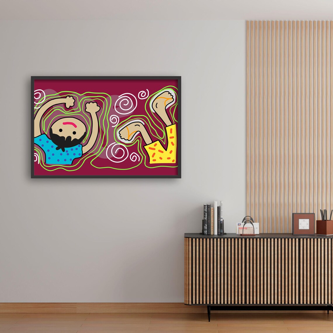 Whimsical Kid Art, Playful Nursery Poster - Image 4