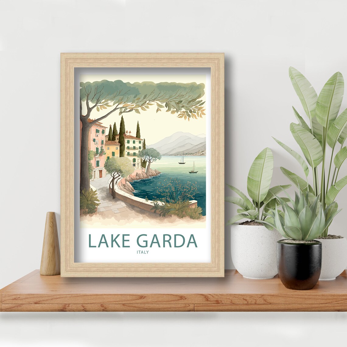 Lake Garda Italy Travel Poster, Scenic Wall Art - Image 5
