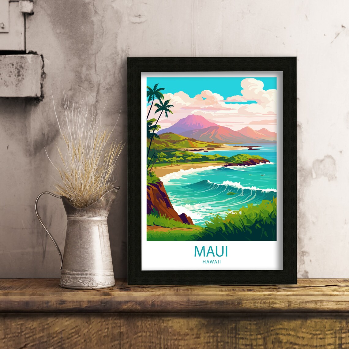Maui Travel Poster, Hawaii Wall Decor - Image 6