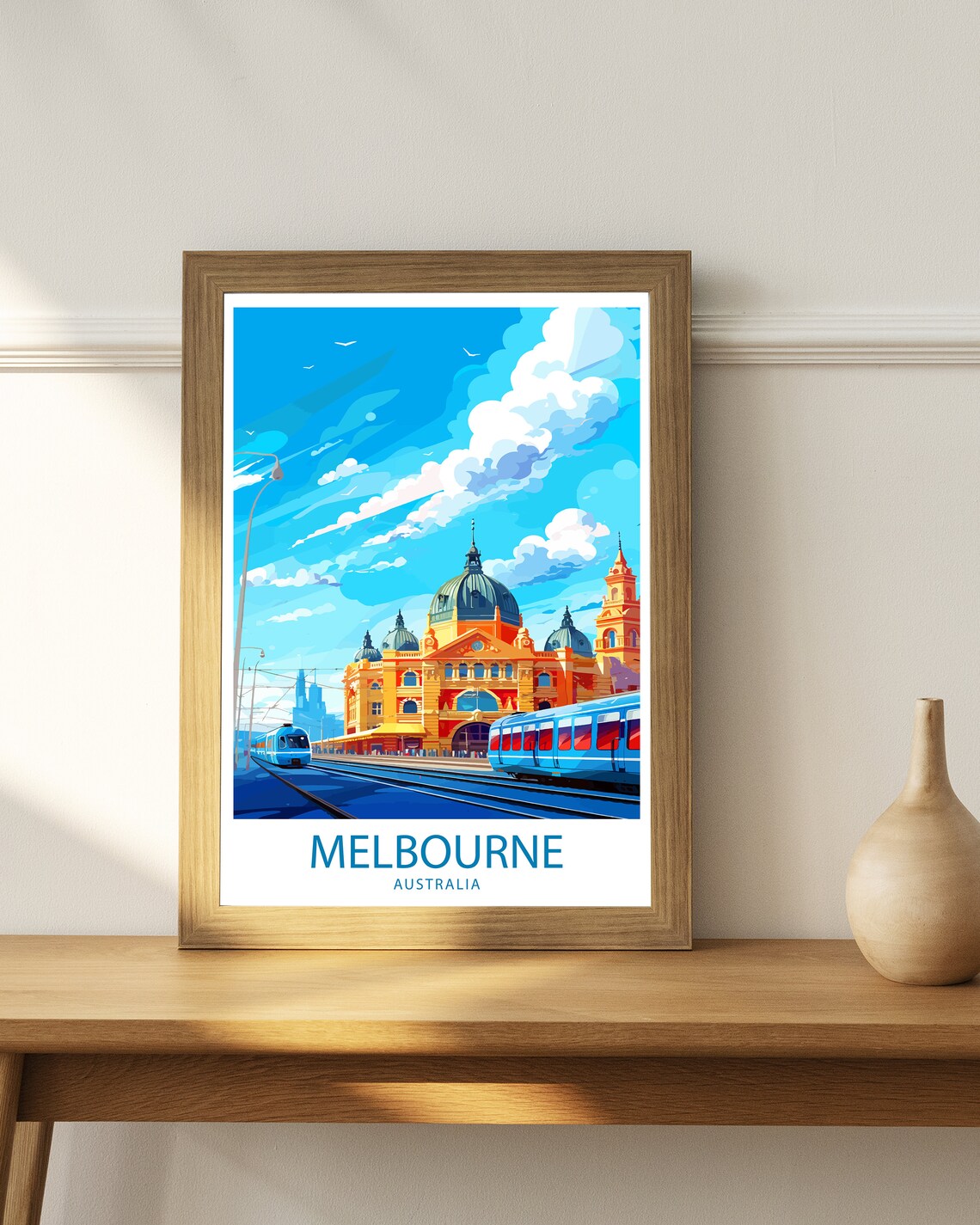 Melbourne Travel Poster, Australia Wall Decor - Image 2