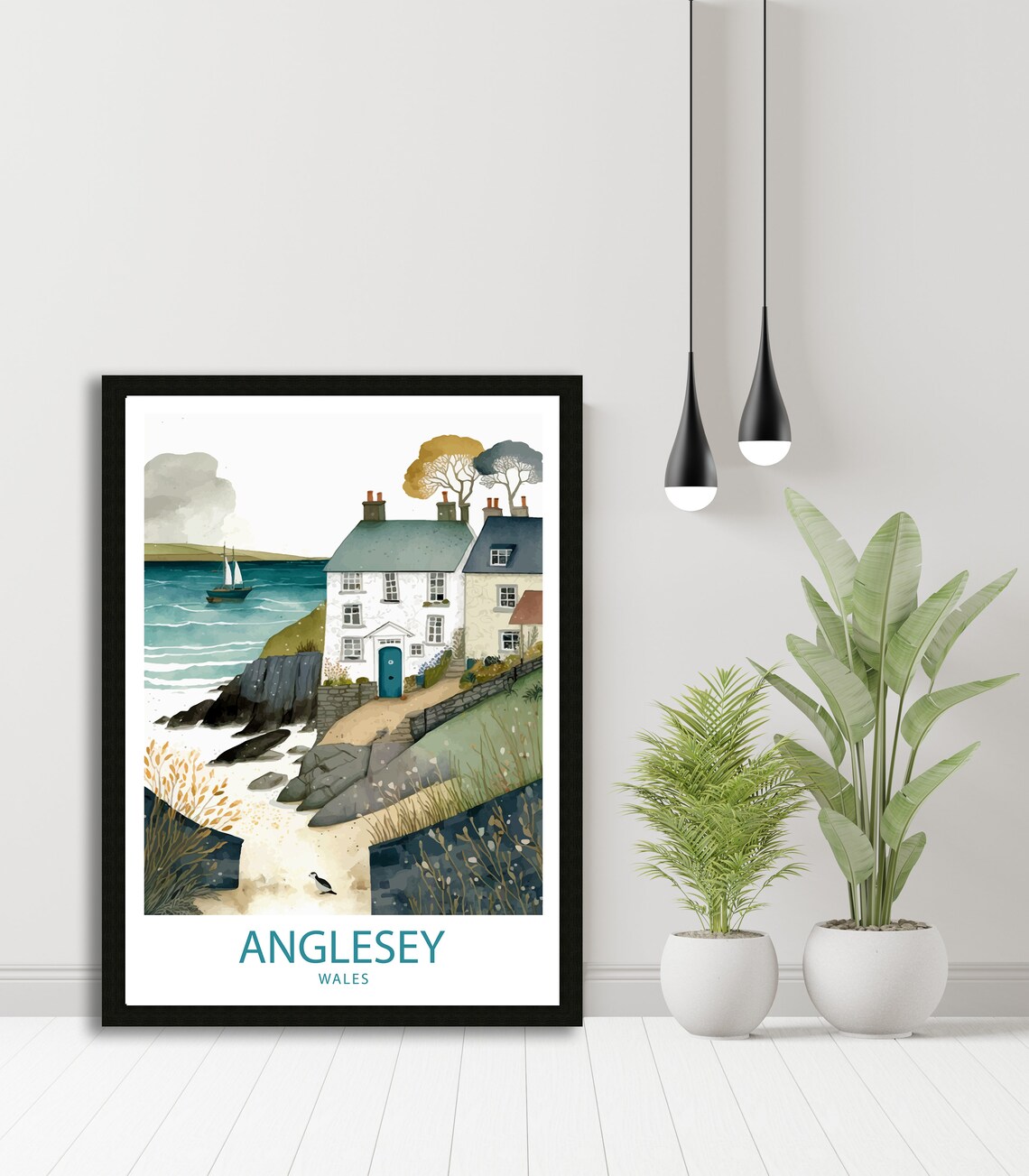 Anglesey Travel Poster, Wales Wall Decor - Image 3