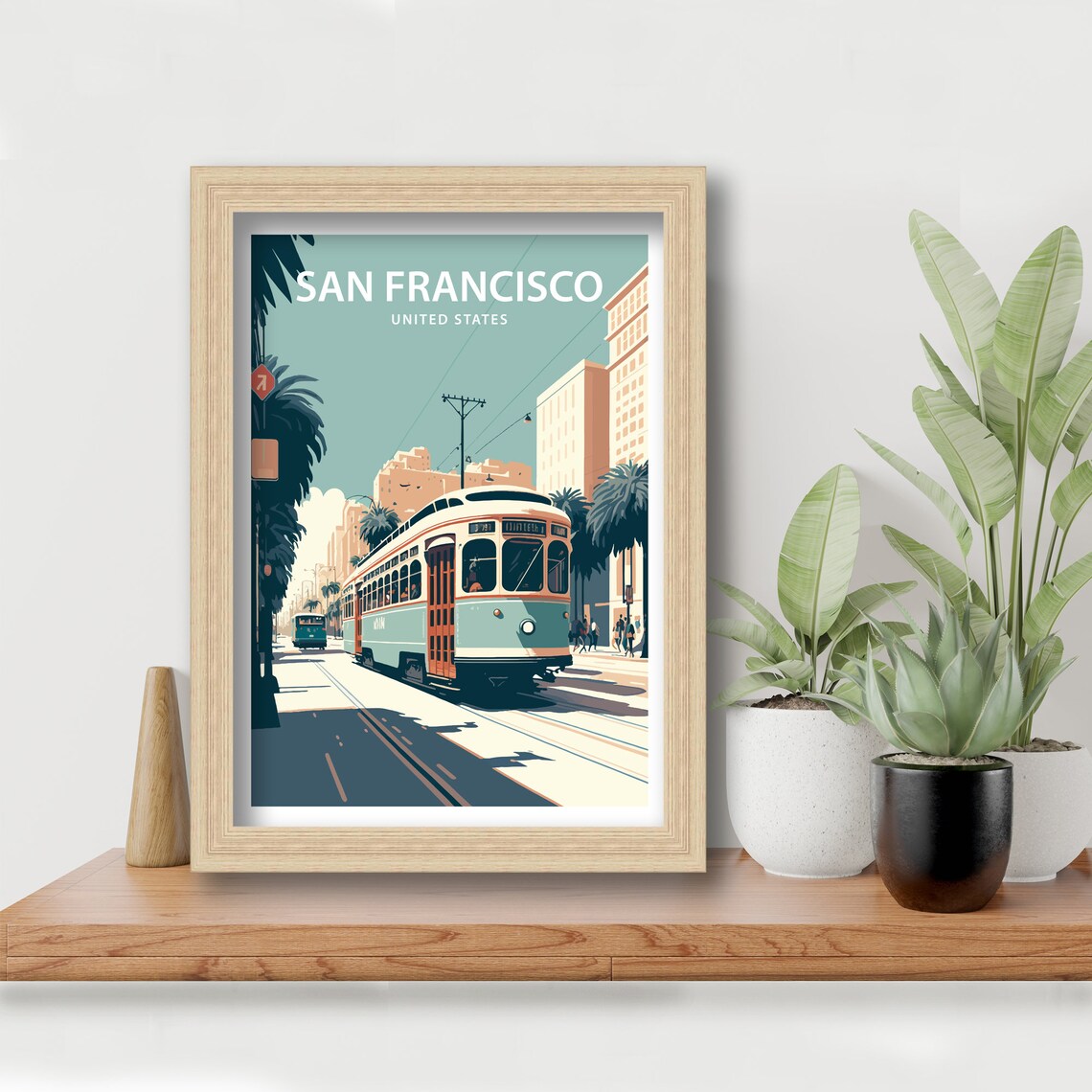 San Francisco Travel Poster, City Wall Decor - Image 4