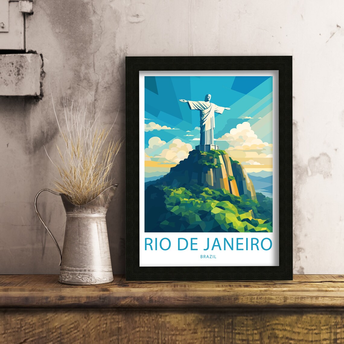 Rio De Janeiro Brazil Travel Poster Art Print - Image 6